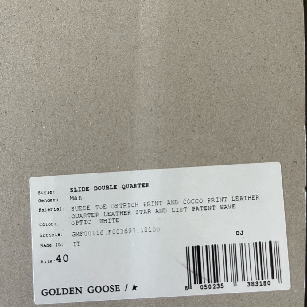 Golden Goose Patchwork Slide Sneakers EU 40 – Sold Out, Rare Neutral Find - Picture 3 of 13